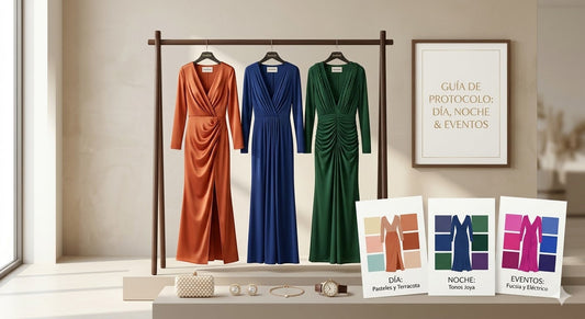 Protocolo de Invitada: ¿Qué color usar según la hora y el lugar del evento? 🕒📍