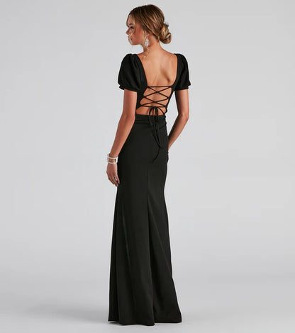 Vestido Negro con mangas