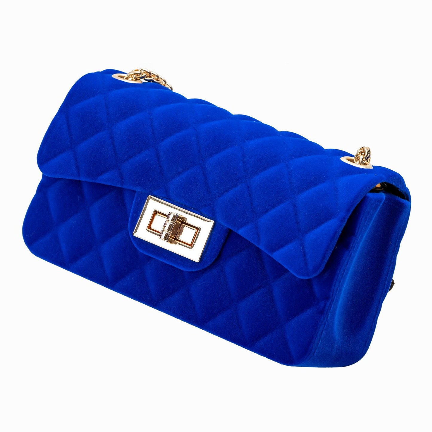 CARTERA VELVET AZUL REY