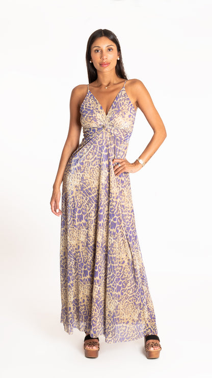 Vestido Nudo Leopardo