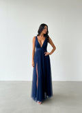 Vestido Tul - Azul Marino