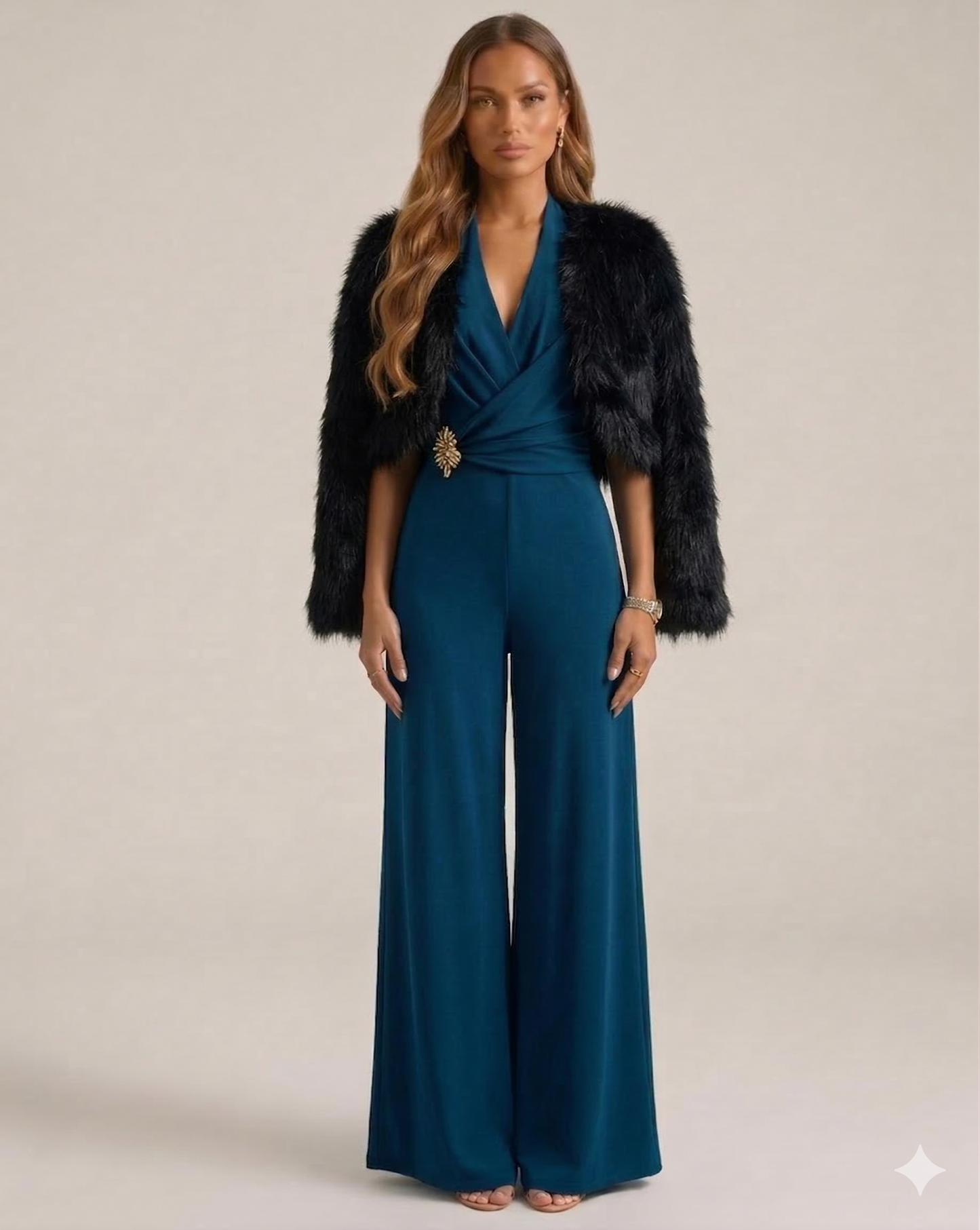 Bolero de Pelos - Negro