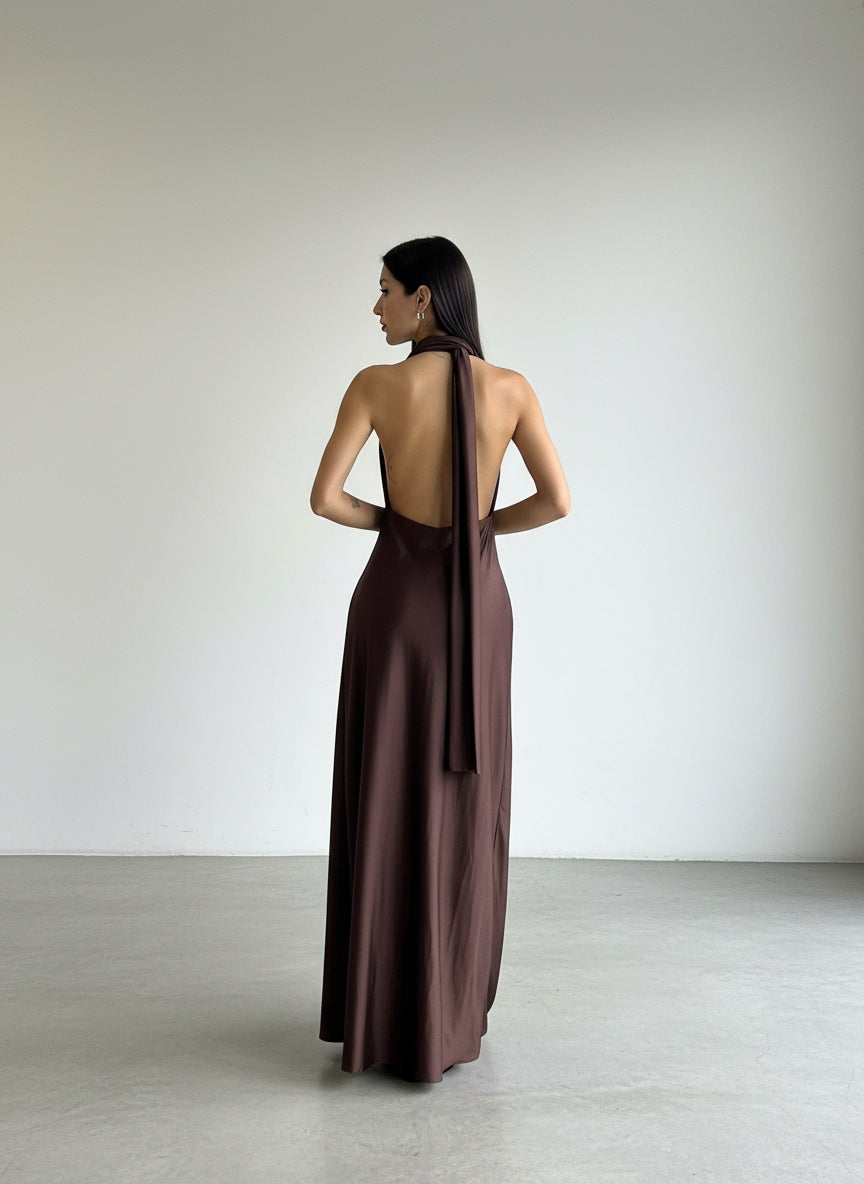 Vestido Multiforma - Café Chocolate