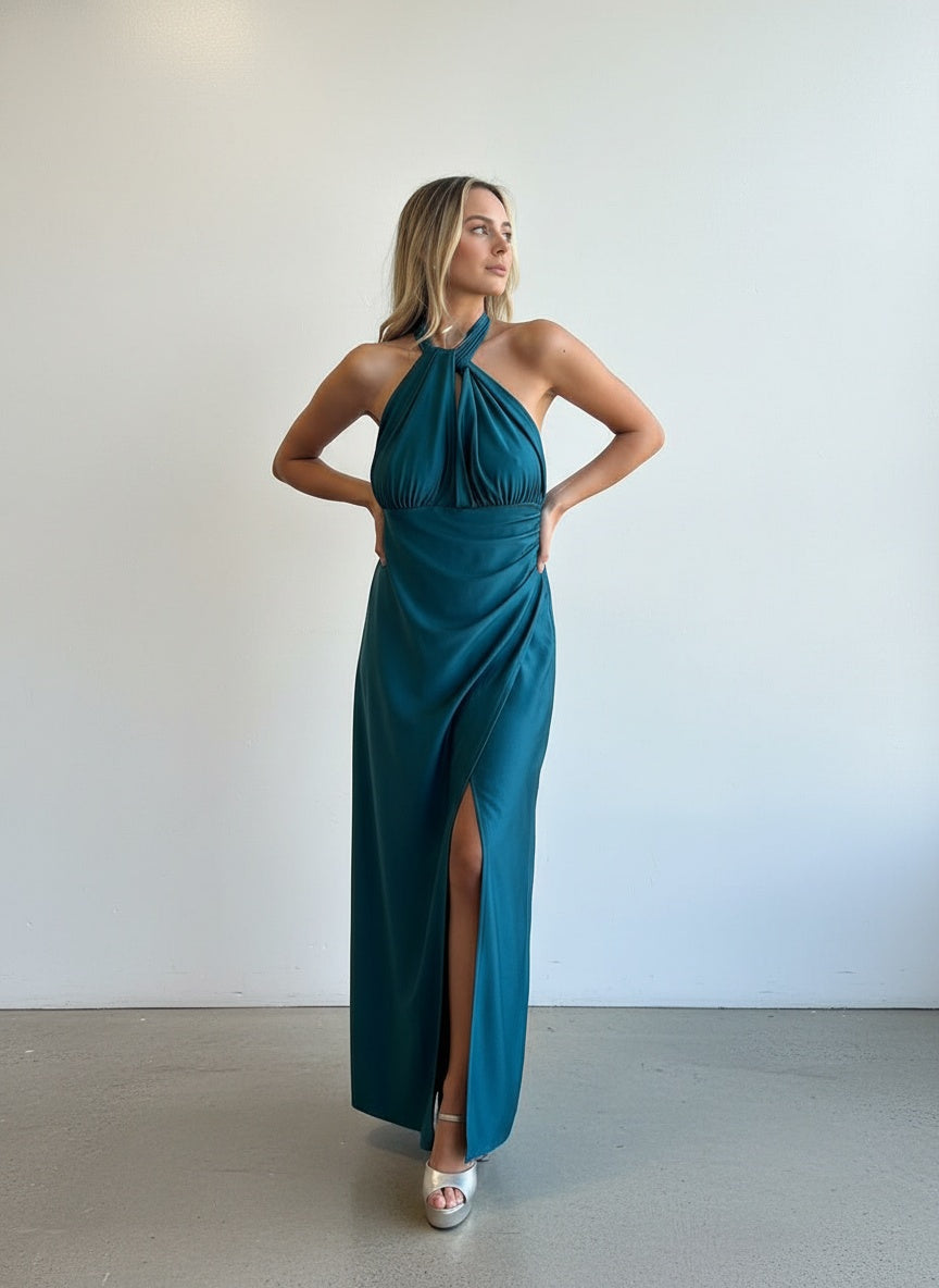 Vestido Multiforma - Verde Petroleo