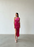 Vestido Terciopelo - Fucsia