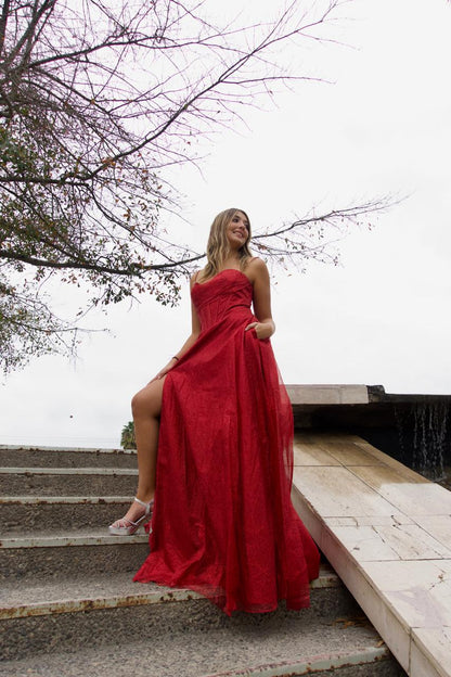 VESTIDO CORSET ROJO