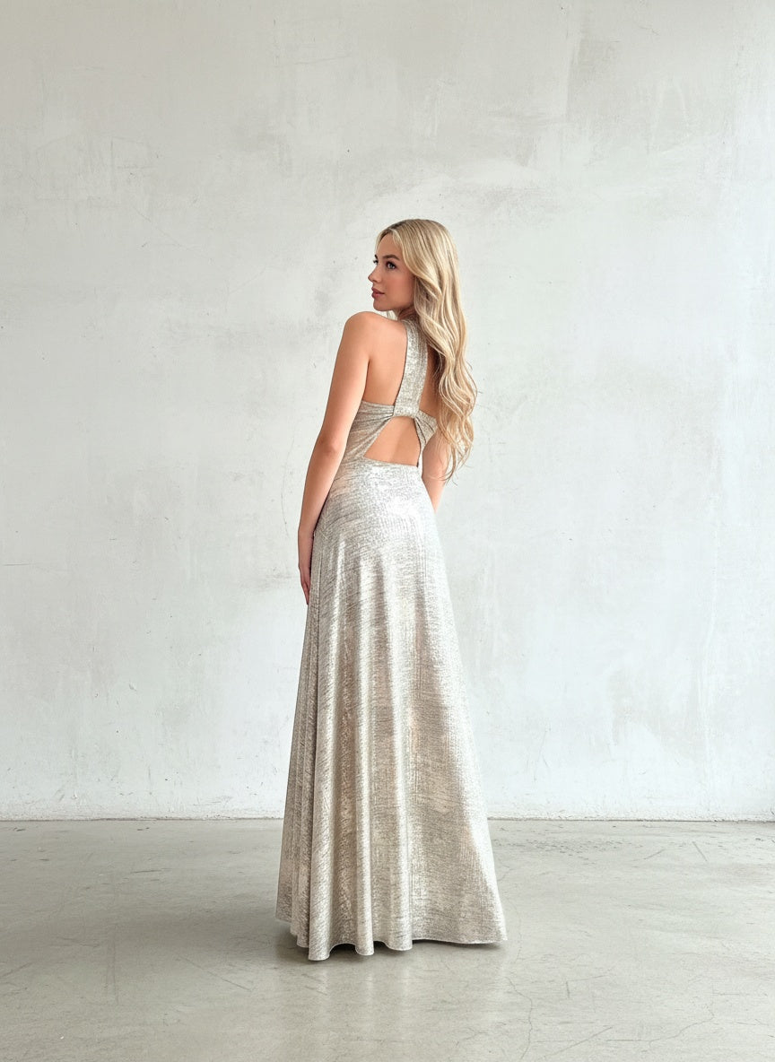 Vestido Nerea - Dorado