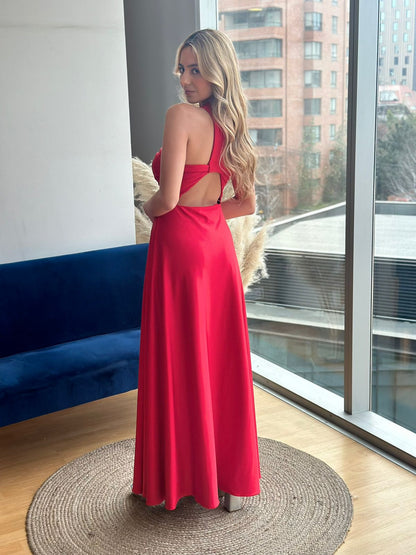 VESTIDO NEREA ROJO