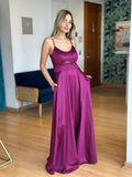 Vestido Brillos - Morado