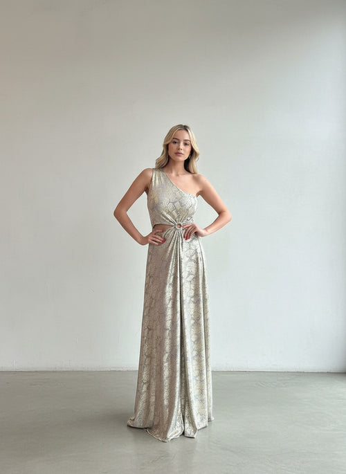 vestidoasimetricodorado