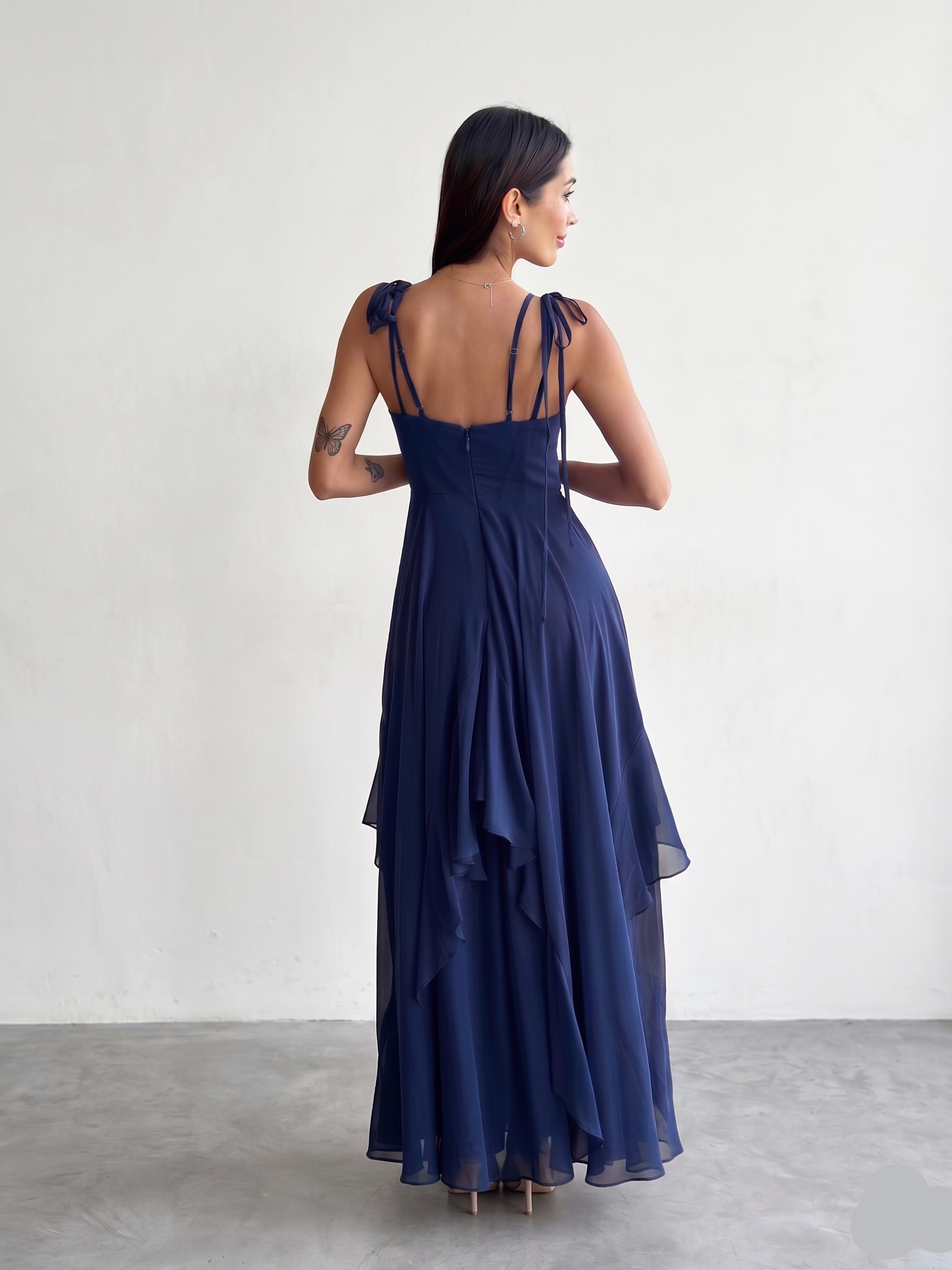 Vestido Vuelos - Azul Marino